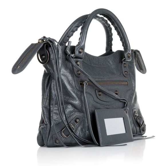 Balenciaga Classic Town Messenger Bag Fossil Grey - Picture 3 of 8